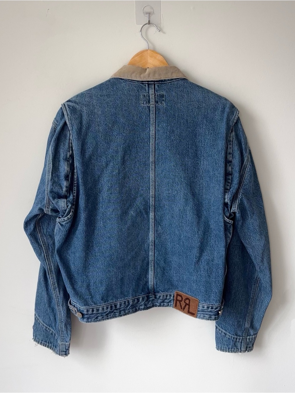 Vintage RRL Double RL Denim Trucker Jacket Men’s M Corduroy Collar 90s USA - Picture 10 of 16